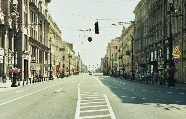 Machine, movement, street, Peter, Saint Petersburg, Russia, Russia, SPb