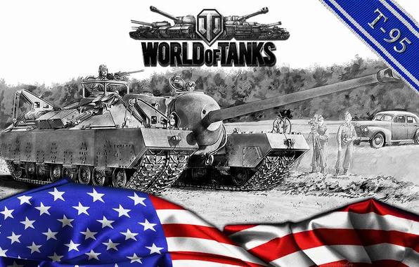 Picture World of tanks, WoT, self-propelled artillery, world of tanks, PT-ACS, T-95