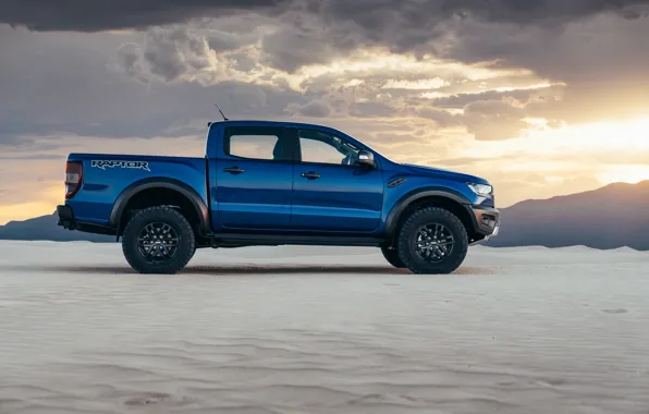 Ford, side view, Raptor, pickup, Ranger, 2019