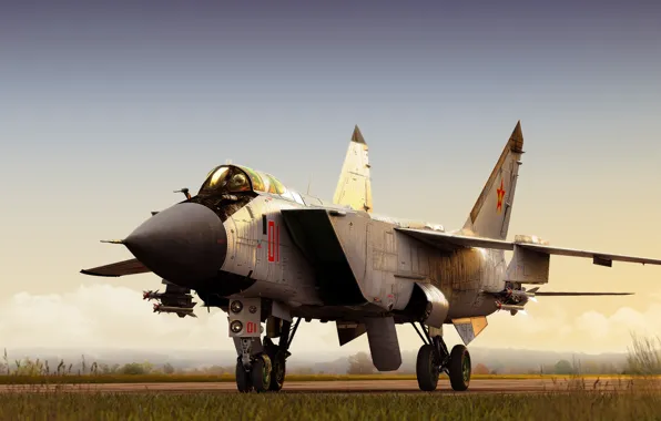 Fighter, Art, MiG, Interceptor, Foxhound, The MiG-31, MiG-31, Alexander Iartsev