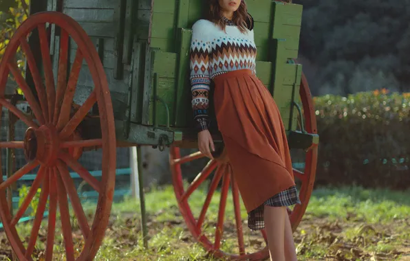 Grass, style, fashion, Kristina Malevich