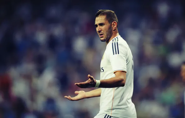 Picture football, hairstyle, beard, dissatisfaction, real Madrid, benzema, Benzema, Karim