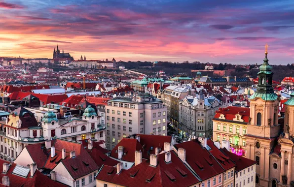 The city, building, home, Prague, Czech Republic, Prague, Old Town of Prague