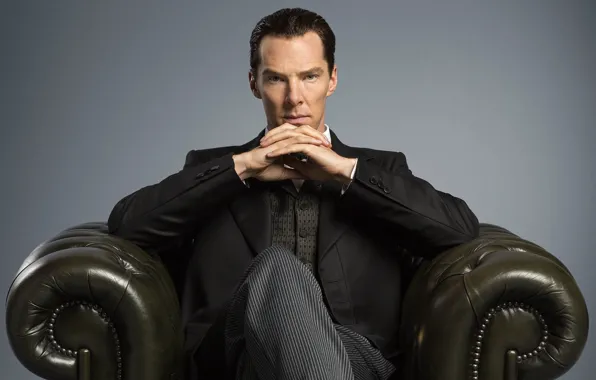 Look, chair, sitting, Sherlock Holmes, Benedict Cumberbatch, Benedict Cumberbatch, Sherlock, Sherlock BBC