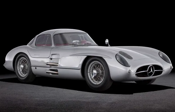 Picture Mercedes-Benz, exterior, 1955, racing car, unique, 300 SLR