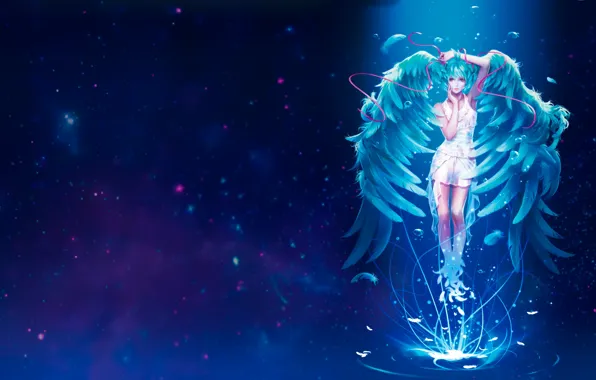 Picture anime, art, vocaloid, hatsune miku, Vocaloid, anime, Miku