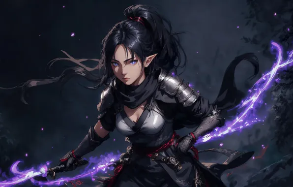 Girl, fantasy, anime, art, painting, fantasy art, fantasy girl, Stable Diffusion