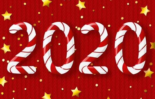 Stars, New year, New Year, decor, 2020