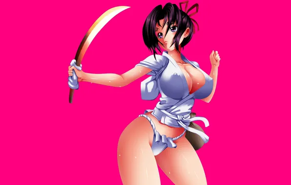 Girl, sword, sexy, ass, pantsu, panties, nipples, boobs