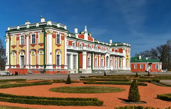 The sky, the sun, trees, design, Park, the building, Estonia, Tallinn