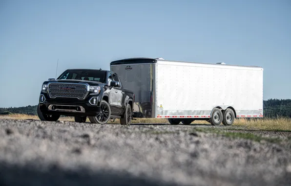 Picture pickup, the trailer, GMC, Denali, Sierra, 2019