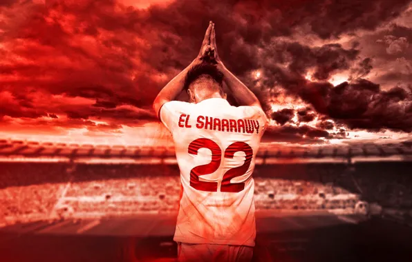 Wallpaper, sport, stadium, football, player, AS Roma, Stephan El Shaarawy, The Olympic Stadium