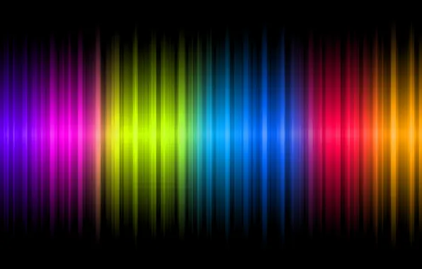 Picture colors, black, present, neon, chrome, random, glowing, out