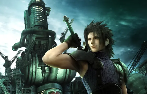 Picture weapons, sword, guy, Final Fantasy, VII, Crisis Core