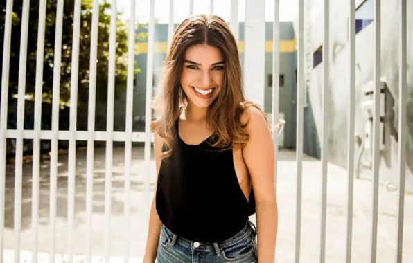 Look, joy, face, smile, model, hair, beauty, Monica
