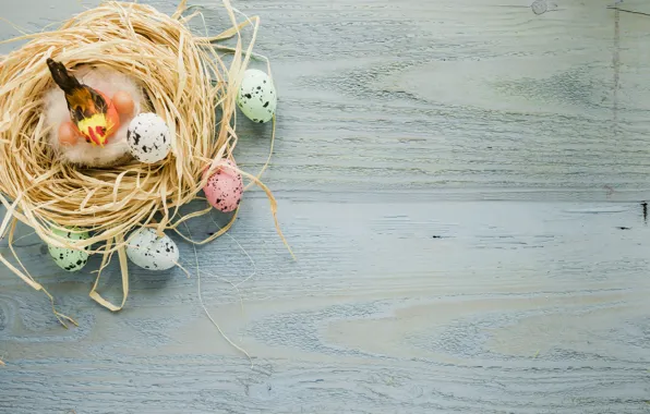 Eggs, Bird, Easter, straw, Holiday, Socket, Orthodox holiday
