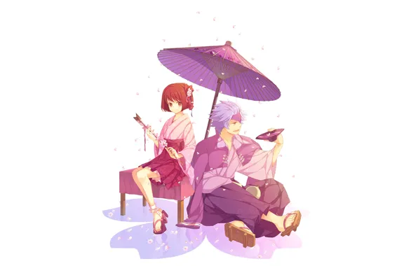 Petals, girl, guy, Sengoku Basara, The Era Of Unrest
