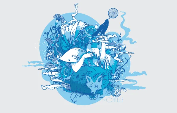 Picture abstraction, figure, the chills