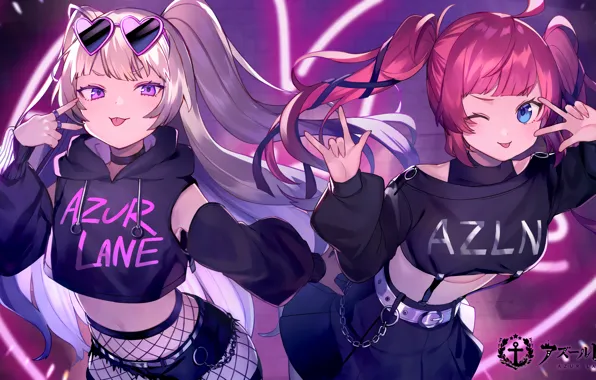 Sexy, shorts, blouse, pink hair, long hair, girls, anime, blue eyes