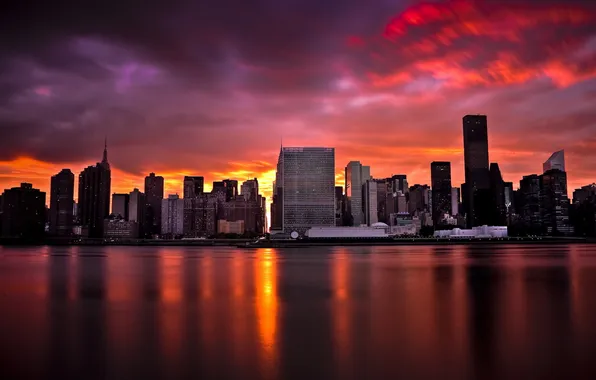 Picture Sunset, Manhattan, New York City