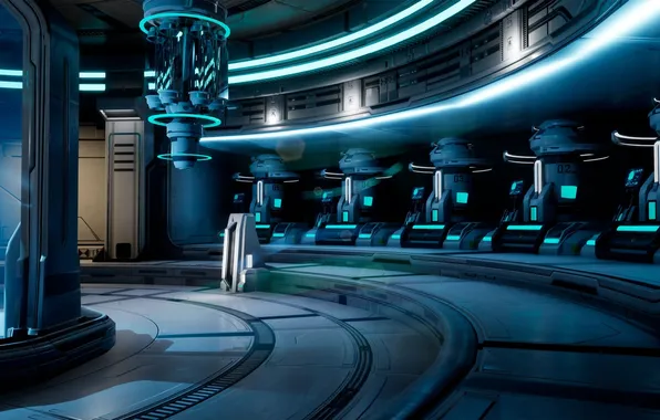 Space, art, space station, station, cosmos, sci-fi, equipment, Concept art