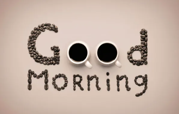 Creative, coffee, Cup, creative, coffee, good morning, nice, cute