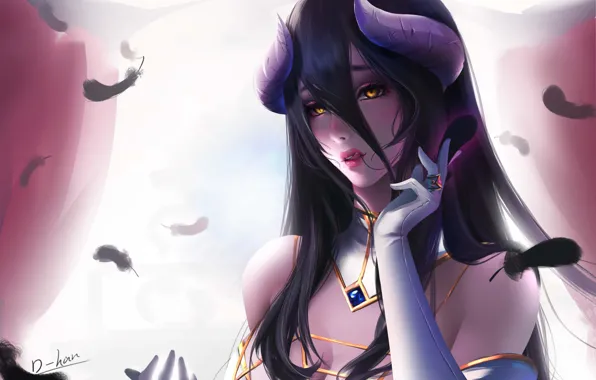 Picture girl, Overlord, Albedo