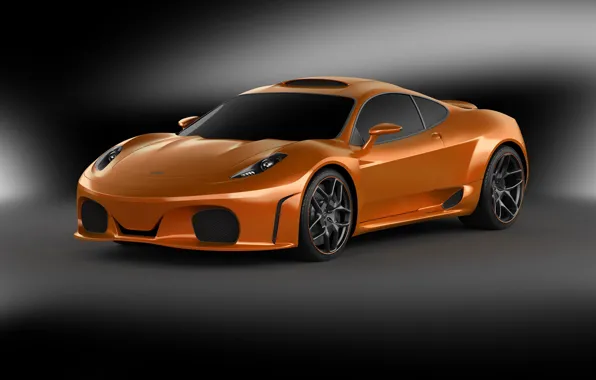 Picture supercar, orange, Novitec TuLesto