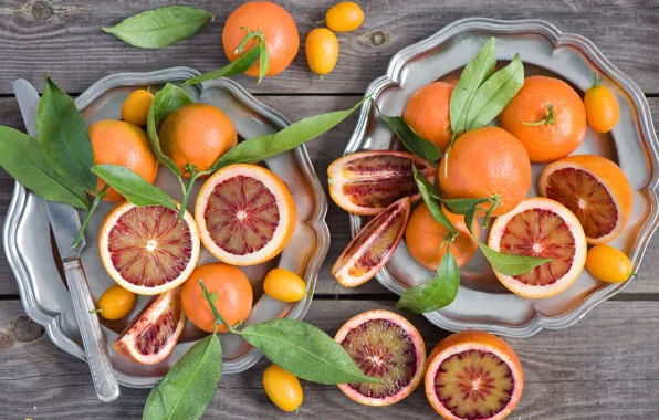 Citrus, tangerines, the kumquats, grapefruit