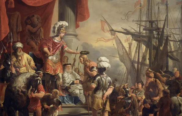 Picture picture, mythology, Ferdinand Pain, Aeneas Latinus