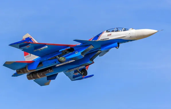 Aerobatic team, multi-role fighter, Su-30CM, Su-30SM, "Russian Knights"