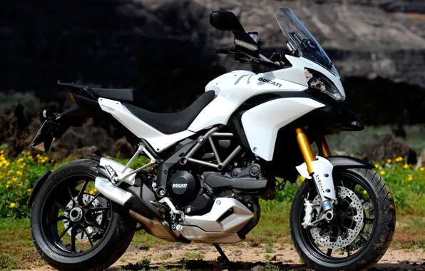 Motorcycle, ducati, sports, white.