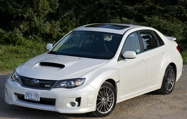 White, Subaru, Impreza, Japan, Wallpaper, Sedan, WRX, Japan