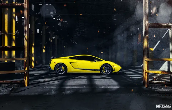 Picture Lamborghini, Superleggera, Gallardo, drives, LP 570-4, side, tinted, notbland