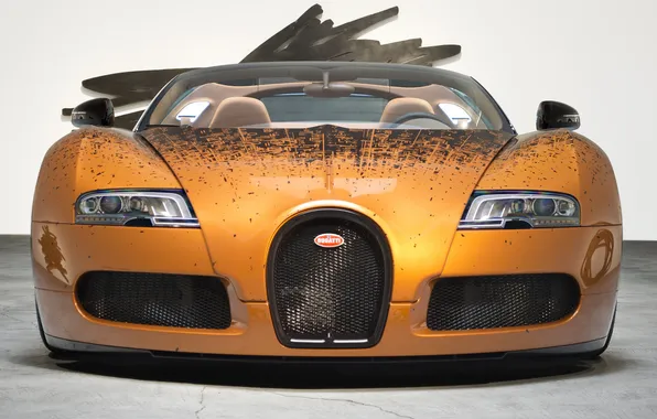 Sports car, car, Bugatti Veyron Grand Sport Venet