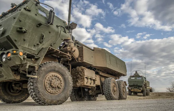 Picture USA, MLRS, The jet system of volley fire, HIMARS, Mobile artillery system, Mobile artillery system, …