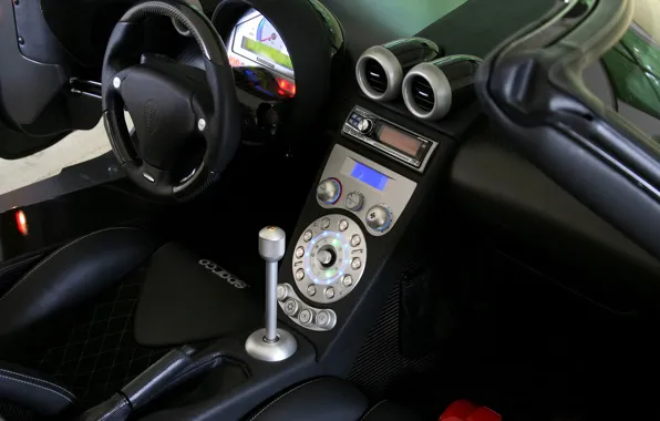 Koenigsegg, the wheel, salon, CCX, dashboard