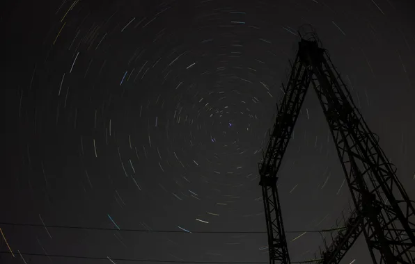 The sky, stars, the portal