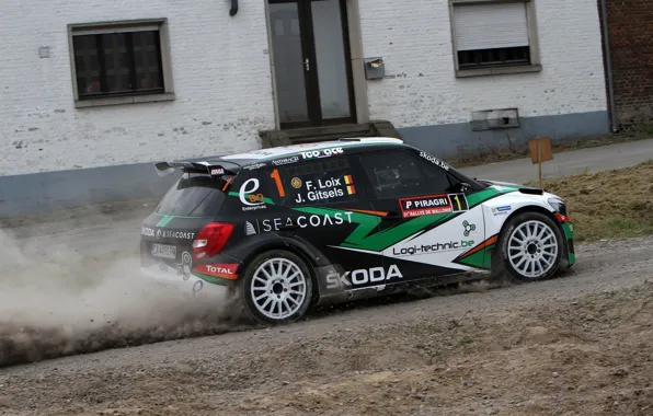 Dust, House, Rally, Skoda, Fabia, Loix