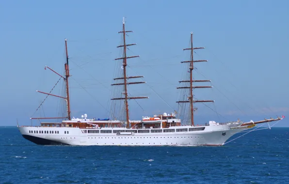 Sea, ship, sailing, "Sea Cloud 2"