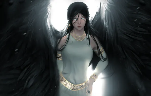 dark angel girl wallpaper