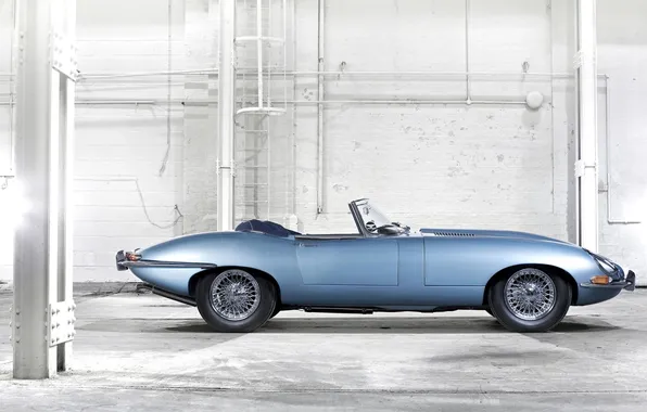 Car, machine, auto, 1961, 4.2 Coupe, Jaguar E-type