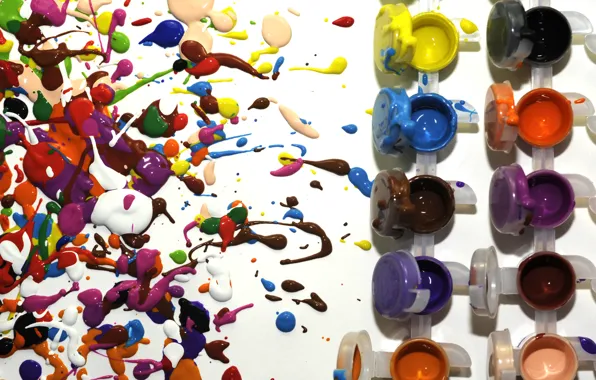 Picture paint, color, gouache