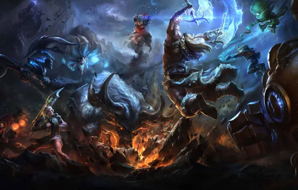 Fantasy, Art, Game, League of Legends, LOL, Game Art, Suke, by Suke