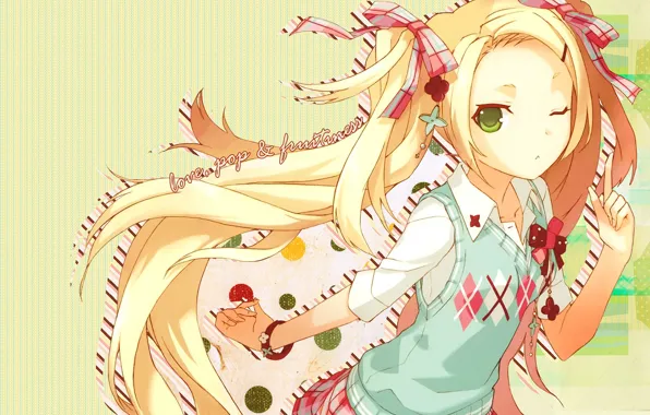 Look, background, anime, girl
