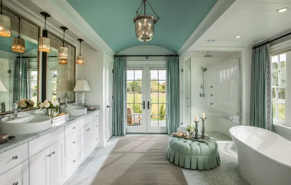 Picture design, style, room, Villa, interior, bathroom