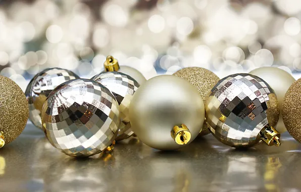 Decoration, balls, Christmas, New year, christmas, new year, happy, balls