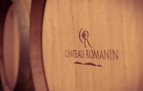 Picture wine, barrel, chateau romanin