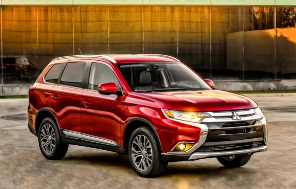 Wallpaper Mitsubishi, Mitsubishi, US-spec, Outlander, 2015, Outlander ...