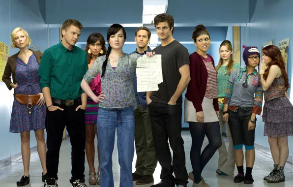 The series, clumsy, awkward